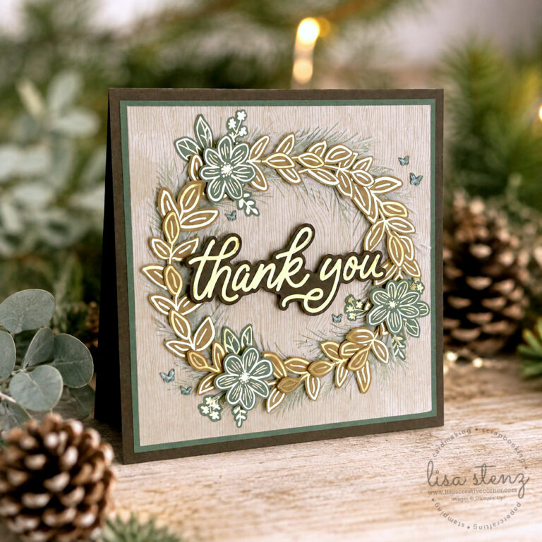 A Little Luxe Foliage & Gold Foil