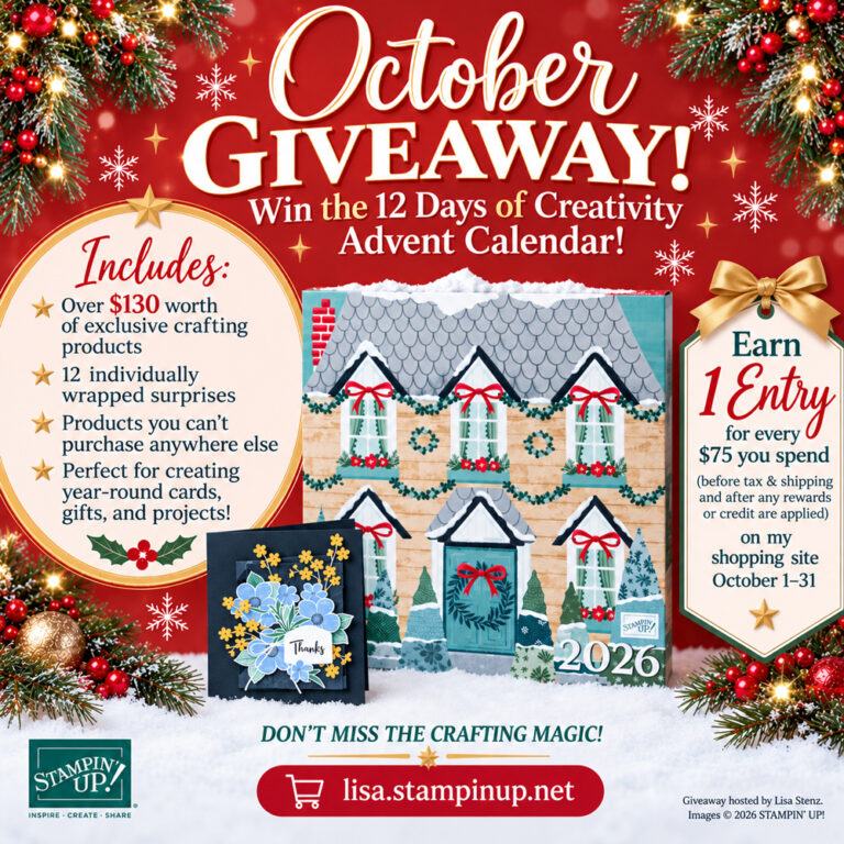 October Giveaway | Win a FREE 12 Days of Creativity Advent Calendar